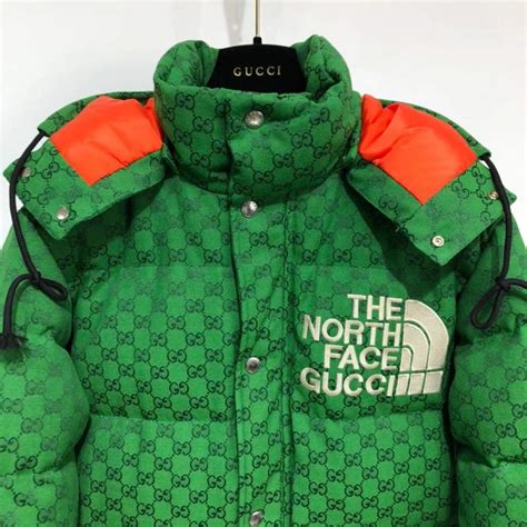 north face gucci puffer green|north face gucci full collection.